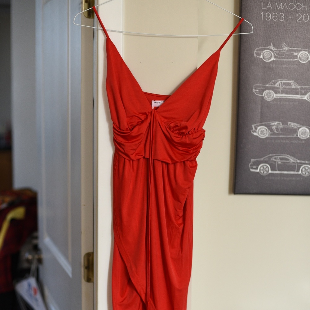 Sweet Pot Red Dress